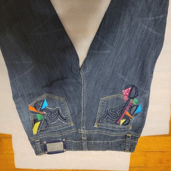 Womens Rocawear dark wash straight leg Jeans Size 9 - Picture 11 of 13